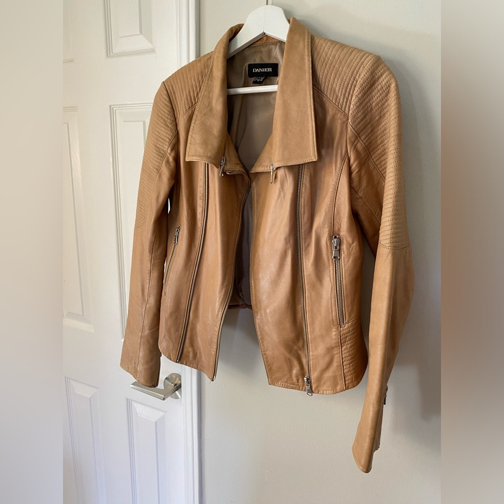 Caramel Danier Leather Jacket